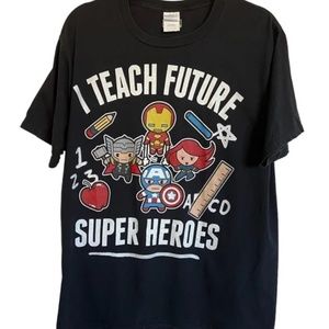 Marvel black graphic t-shirt